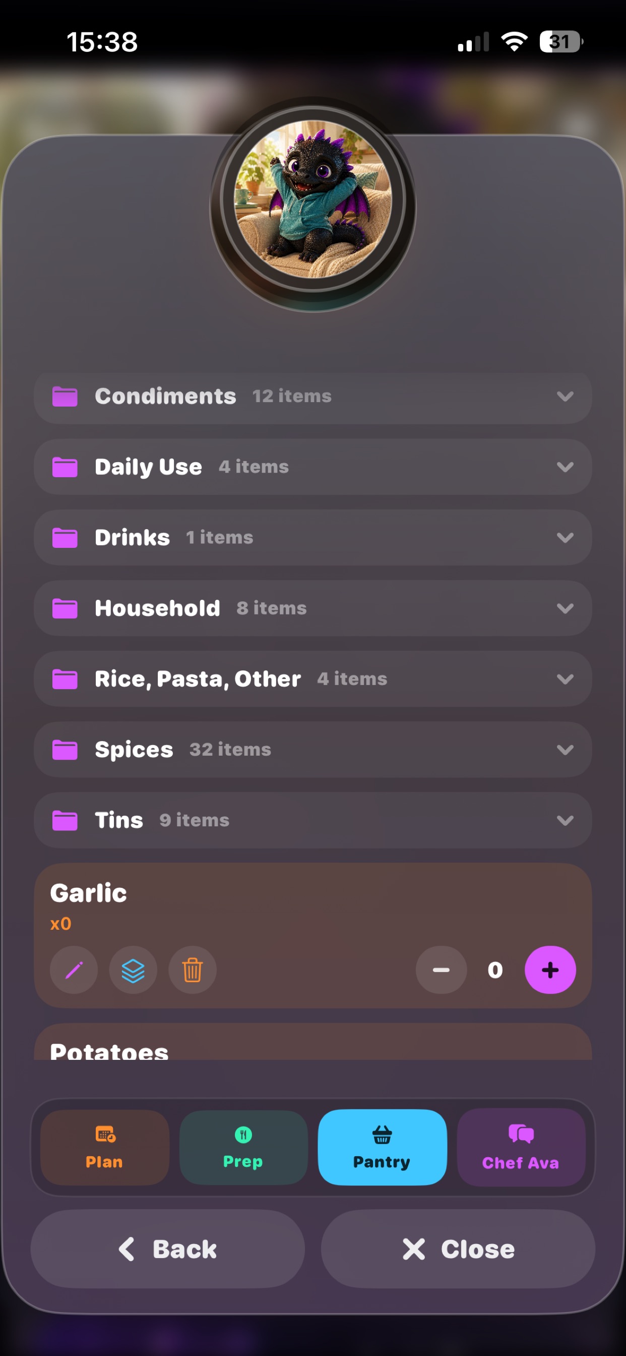DoingOkay grouped Pantry